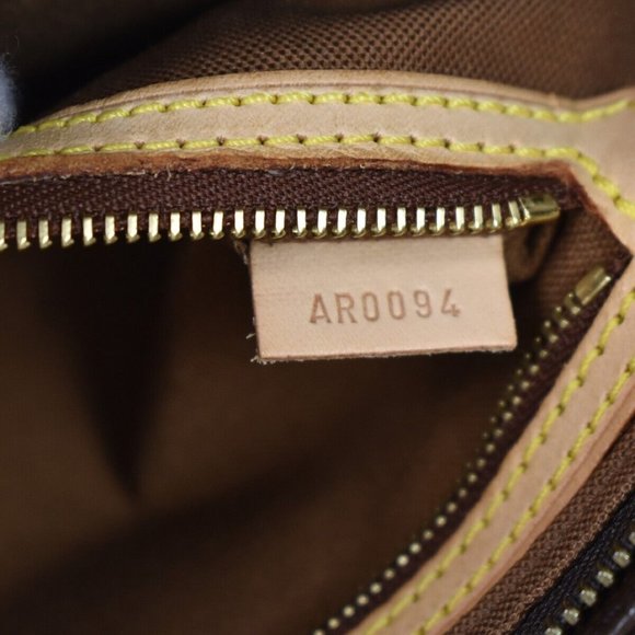 LOUIS VUITTON Trotteur Shoulder Bag Monogram Panda Leather Brown M51241 684RC703 - Picture 9 of 15